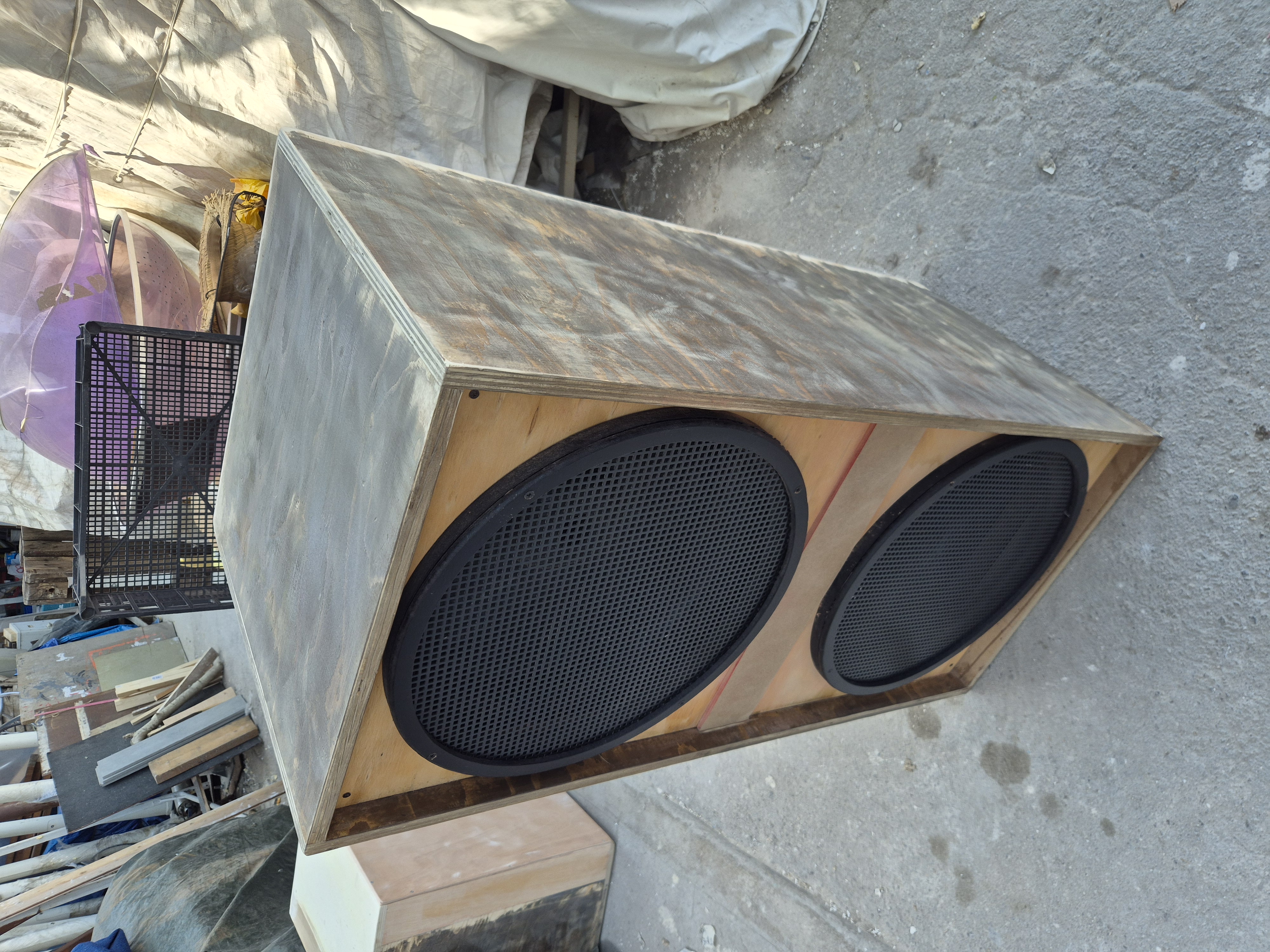 altavoz ficticio madera 110.5x52.5x50.5 63.5x55x55.5 63.5x55x40 1u